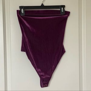 Strapless Thong Bodysuit
